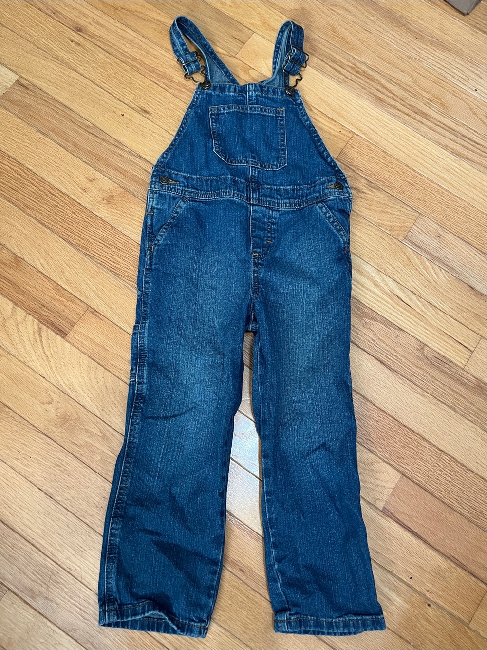 Wrangler Dark Blue Kids Denim Overalls